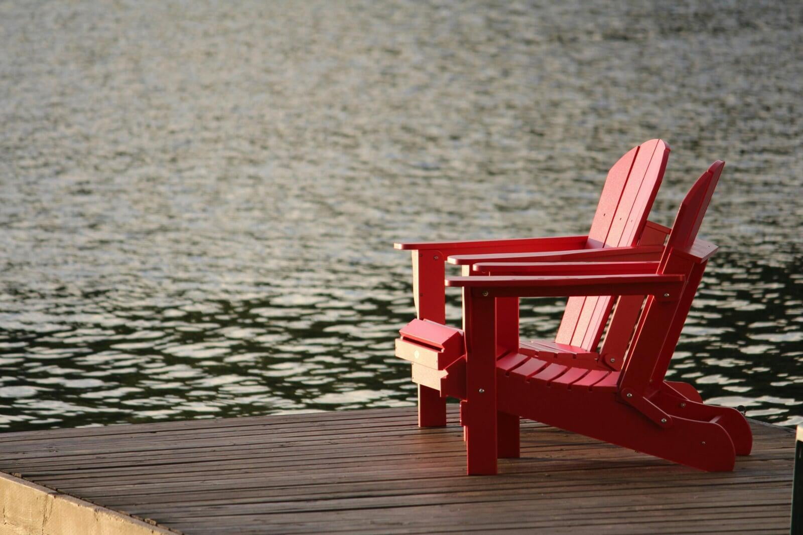 Adirondack Chair on boardwalk