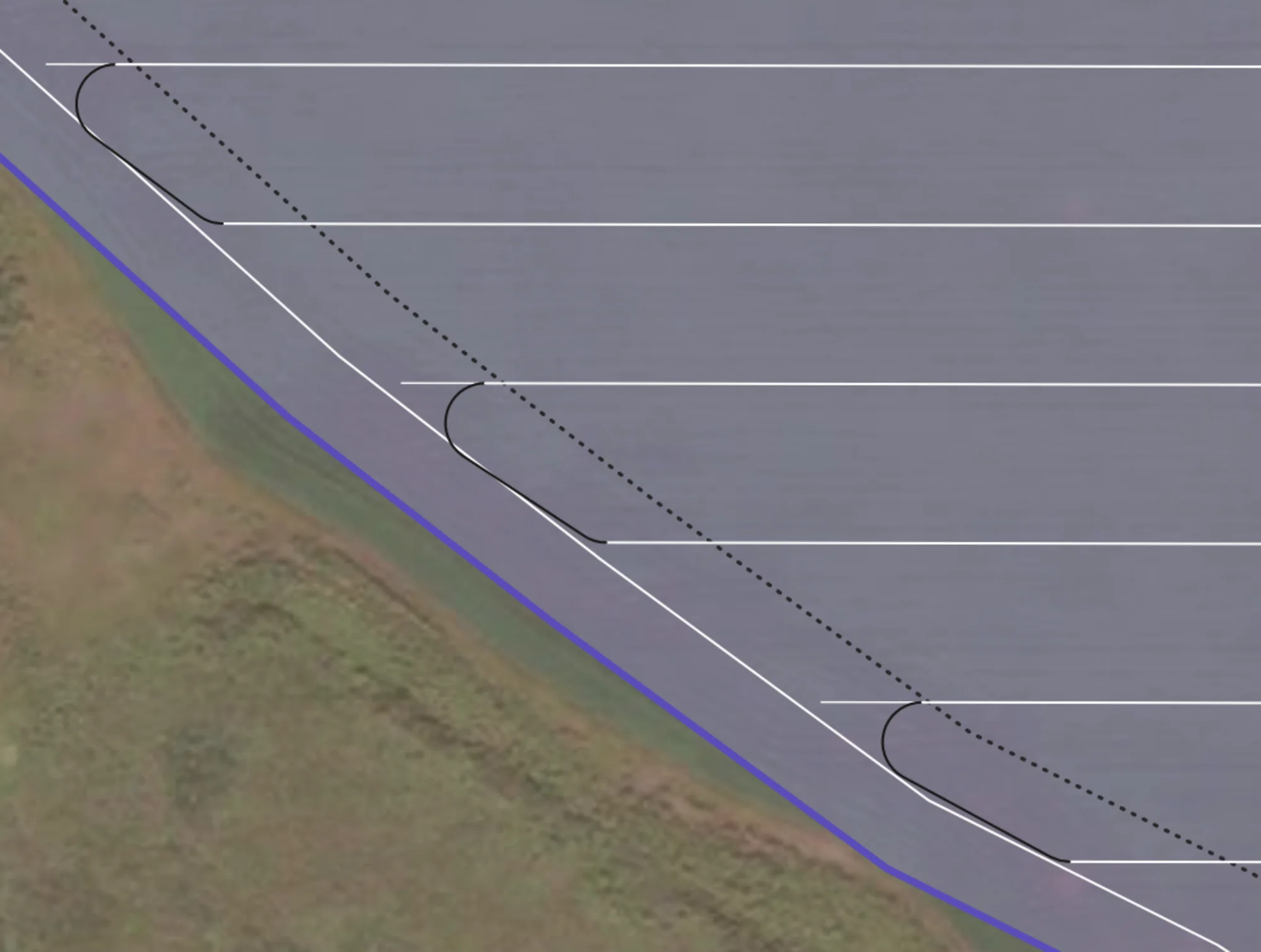 Shortend dubins without setting
