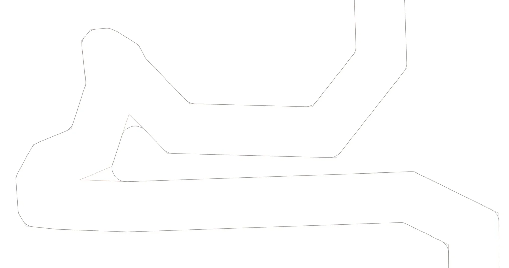 Headland smoothing visualization